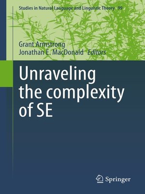 cover image of Unraveling the complexity of SE
